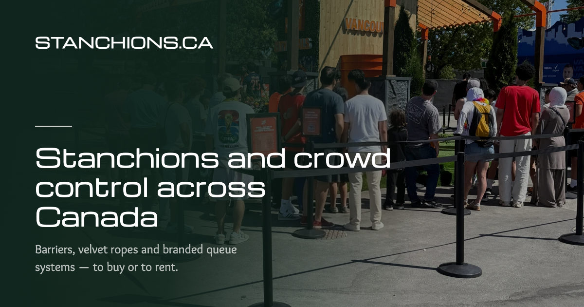 Luxury Belt Stanchion, Canada